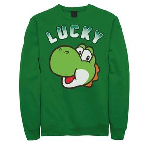 Мужской свитшот Nintendo Yoshi's Head Lucky Licensed Character