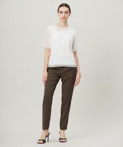 Топ из плотного тюля, пригодный для стирки.