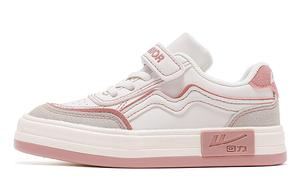 Детские кроссовки для скейтбординга Kids Low-top бежевый/розовый Warrior, розовый