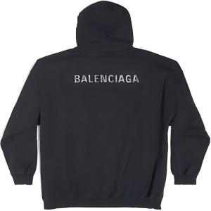 Толстовка женская Balenciaga, черный / серебряный