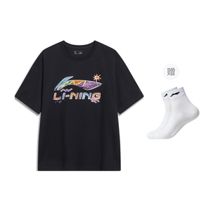 LINING Футболка мужская черная Sports Life Collection