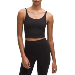 Женский топ Align Yoga Lululemon, черный/blk