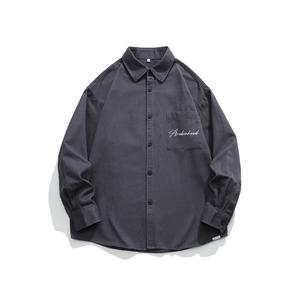 Рубашка унисекс ROBINHOOD, серый