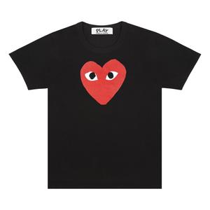 Футболка Comme des Garçons PLAY Heart, черная
