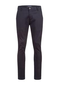 Брюки-чиносы узкого кроя INDUMENTUM, темно-синий