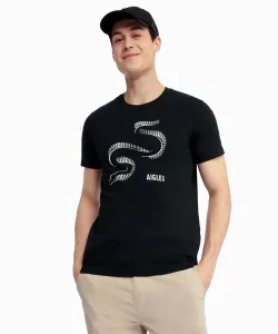 Футболка с коротким рукавом и принтом, отводящая влагу, быстросохнущая.