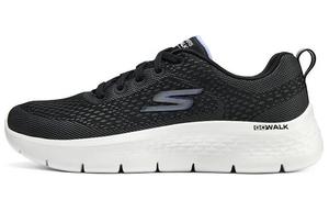 Skechers Go Walk Fle Low Top повседневные туфли женские черно-белые, цвет Black White