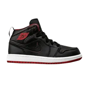 Кроссовки Air Jordan Air Jordan 1 Mid PS 'Bred', черный
