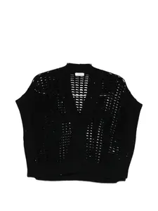 Жилет с V-образным вырезом Peserico, черный