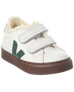 Зимние кожаные кроссовки VEJA Small Esplar, белый