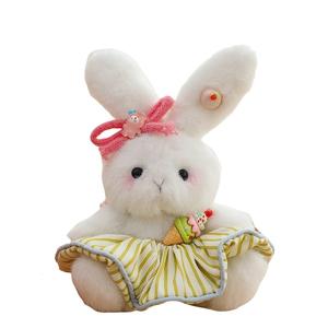 Tak Bebe Maiko Bear плюшевый подвес Fluffy Rabbit Colored Rope высотой 13,3 см