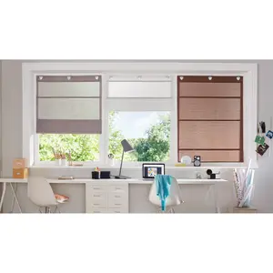 ИДЕИ ДЛЯ ДОМАШНЕЙ ЖИЗНИ Магнитная рулонная штора «ТУРИН», с петлями Home Wohnideen, цвет wollweiß