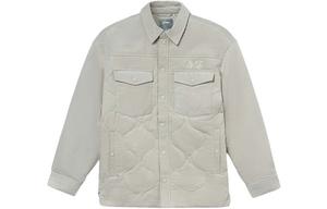 LiNing Спортивная Трендовая Серия Пуховик Зимний Мужской Семенной Желтый Серый, Бутонный Желтый Серый