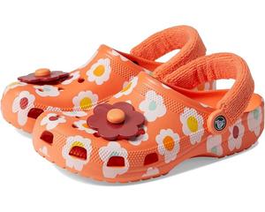 Сабо Crocs Zen Garden Sensory Classic Terry Cloth Clog, цвет Persimmon/Multi