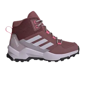 Кроссовки adidas Terrex AX4R Mid K Burgundy Silver Dawn, красный
