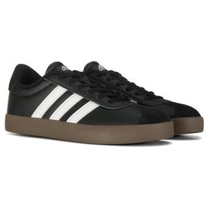 Детские кроссовки VL Court 3.0 Little/Big Kid Adidas, черный
