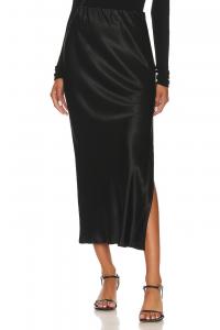 Юбка макси Enza Costa Bias, черный