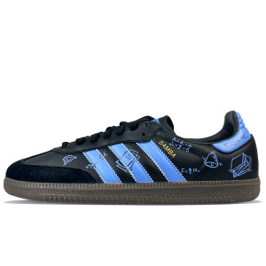 Кроссовки adidas originals Samba Series Skateboarding Shoes Unisex Low-top Blue, белый