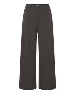 Широкие брюки со складками ICHI Kate, шоколадный