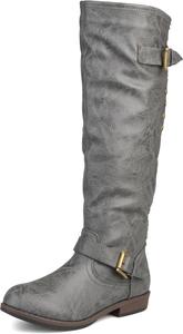 Женские сапоги Journee с очень широкой голенью Spokane Journee Collection, серый