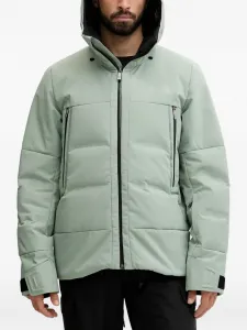 Горнолыжная куртка на молнии с капюшоном The North Face, зеленый