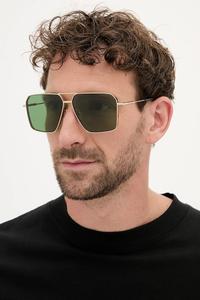 Солнцезащитные очки Alexander Mcqueen, золотой