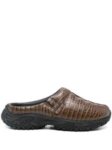 Martine Rose слиперы Cur из коллаборации с Clarks, коричневый