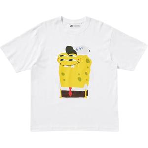 Футболка X Cpfm Spongebob Squarepants Ut Graphic UNIQLO, белый