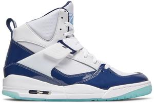 Кроссовки Air Jordan Jordan Flight 45 High 'Midnight Navy', белый
