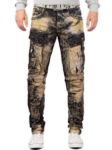 Джинсы цвета хаки Cipo & Baxx