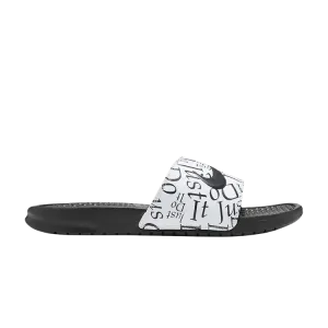 Сандалии Nike Benassi JDI Print 'Just Do It', черный