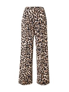 Широкие брюки VILA LEOA, коричневый/капучино