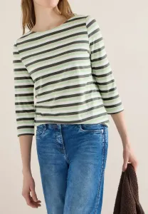 Топ с длинными рукавами gestreiftes Cecil, Grün