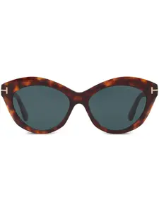 Солнцезащитные очки Toni TOM FORD Eyewear, коричневый