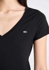 Базовая футболка V NECK TEE 2 PACK Tommy Jeans, черный