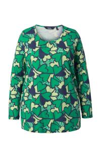 Ulla Popken Лонгслив в светло-зеленом цвете