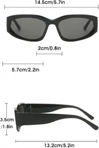 Модные солнцезащитные очки «кошачий глаз» для женщин, солнцезащитные очки UV400 для мужчин, трендовые солнцезащитные очки с градиентным покрытием Melrose, Yellow