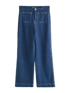 Next Джинсы Wide Leg в синем дениме