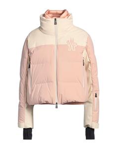 Пуховик Moncler, бледно-розовый