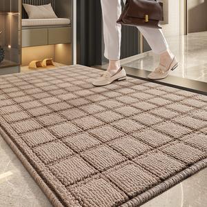 Dajiang Ковер 80х120 см для прихожей, грязеотталкивающий, износостойкий, в глубоком бежевом цвете