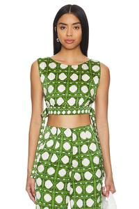 Олена топ Misa Los Angeles, цвет rattan tile mix