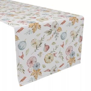 Настольная дорожка, 100 % полиэстер, 14x108 дюймов, тыквенная листва.