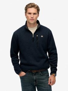 Свитер Storm Fleece с полумолнией Superdry, Navy Grit