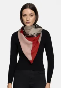 Mit aufdruck tuch scarf Betty Barclay, Taupe Rot