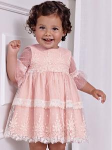 Элегантное платье обычного кроя Abel & Lula, розовый