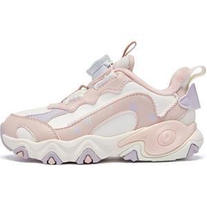 Детская повседневная обувь для дошкольников QIAODAN, слоновая кость/белый/розовый/персиковый