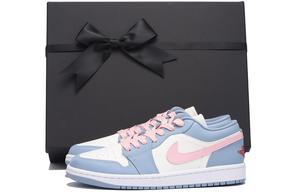 Баскетбольные кроссовки Air 1 Vintage женские с низким верхом, белый/синий Jordan