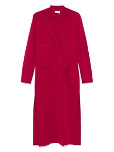 Двубортное пальто P.A.R.O.S.H., розовый