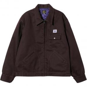 FW25 Рабочая куртка PE/C твил куртка Unisex Needles, коричневый