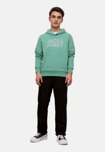 Толстовка с капюшоном Jack & Jones Junior, Türkis